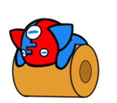 Three eyes cat of the Mooky sticker #13792083