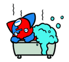 Three eyes cat of the Mooky sticker #13792084