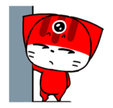 Three eyes cat of the Two sticker #13792430