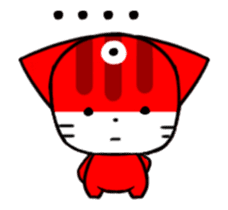 Three eyes cat of the Two sticker #13792431