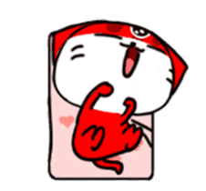 Three eyes cat of the Two sticker #13792435