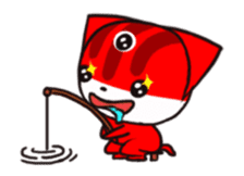 Three eyes cat of the Two sticker #13792436