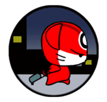 Three eyes cat of the Two sticker #13792437