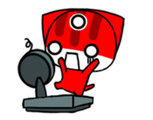 Three eyes cat of the Two sticker #13792444