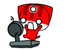 Three eyes cat of the Two sticker #13792444