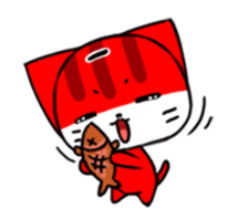 Three eyes cat of the Two sticker #13792445