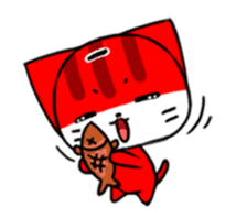 Three eyes cat of the Two sticker #13792445