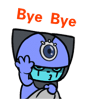 Three eyes cat of the Cold sticker #13792657