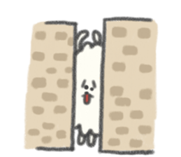 Cloud Face Pomeranian Dog sticker #13792815