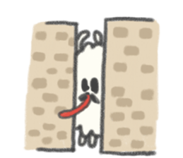 Cloud Face Pomeranian Dog sticker #13792816