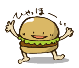 Burger boy mosshan. sticker #13792854