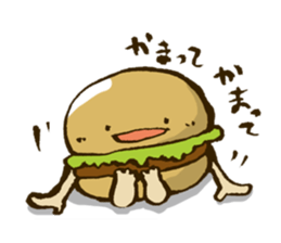 Burger boy mosshan. sticker #13792855