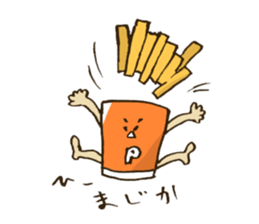 Burger boy mosshan. sticker #13792859