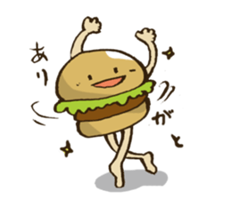 Burger boy mosshan. sticker #13792860