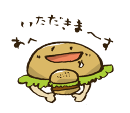 Burger boy mosshan. sticker #13792863