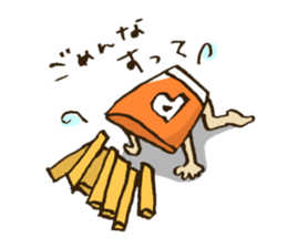 Burger boy mosshan. sticker #13792864