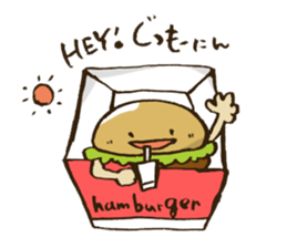 Burger boy mosshan. sticker #13792866