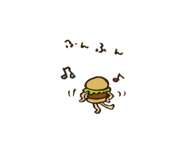 Burger boy mosshan. sticker #13792869