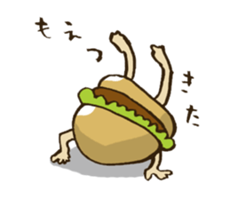 Burger boy mosshan. sticker #13792870