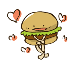 Burger boy mosshan. sticker #13792872