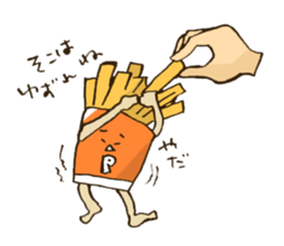 Burger boy mosshan. sticker #13792876