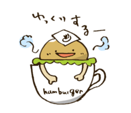 Burger boy mosshan. sticker #13792881