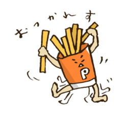 Burger boy mosshan. sticker #13792882