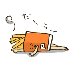 Burger boy mosshan. sticker #13792883