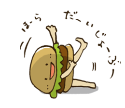 Burger boy mosshan. sticker #13792885