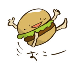 Burger boy mosshan. sticker #13792886
