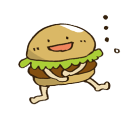 Burger boy mosshan. sticker #13792887