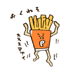 Burger boy mosshan. sticker #13792888