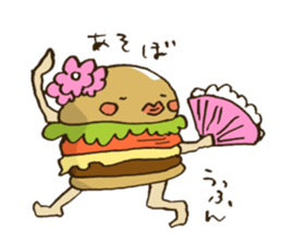 Burger boy mosshan. sticker #13792891