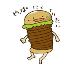 Burger boy mosshan. sticker #13792892
