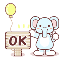 Soft mix:elephant 1 sticker #13793158