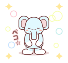 Soft mix:elephant 1 sticker #13793175