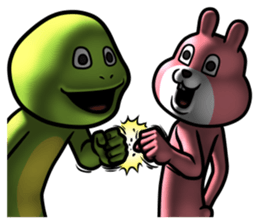 Dear animal costume 4 sticker #13793311