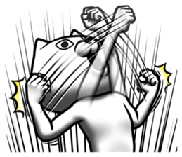 Dear animal costume 4 sticker #13793312