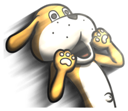 Dear animal costume 4 sticker #13793325