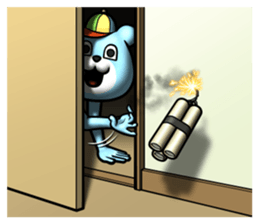 Dear animal costume 4 sticker #13793328