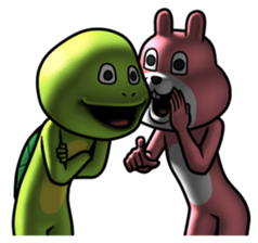 Dear animal costume 4 sticker #13793330