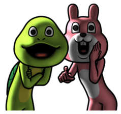 Dear animal costume 4 sticker #13793331