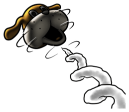 Dear animal costume 4 sticker #13793333