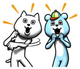 Dear animal costume 4 sticker #13793334