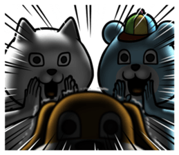 Dear animal costume 4 sticker #13793336