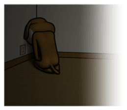 Dear animal costume 4 sticker #13793337