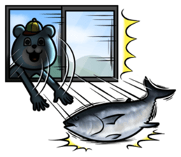 Dear animal costume 4 sticker #13793343