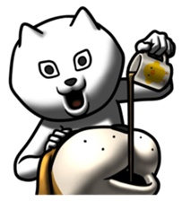 Dear animal costume 4 sticker #13793344