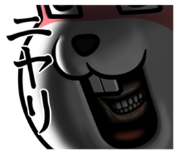 Dear animal costume 4 sticker #13793346