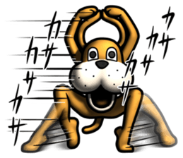 Dear animal costume 4 sticker #13793349